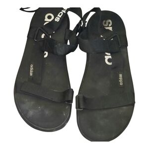 WOMEN'S Adidas L Sandals Black Size 10